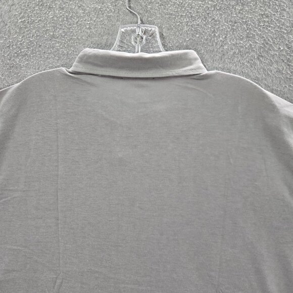 Tesla Men Shirt 2XL Gray Logo Embroidered Short Sleeve - Picture 6 of 10